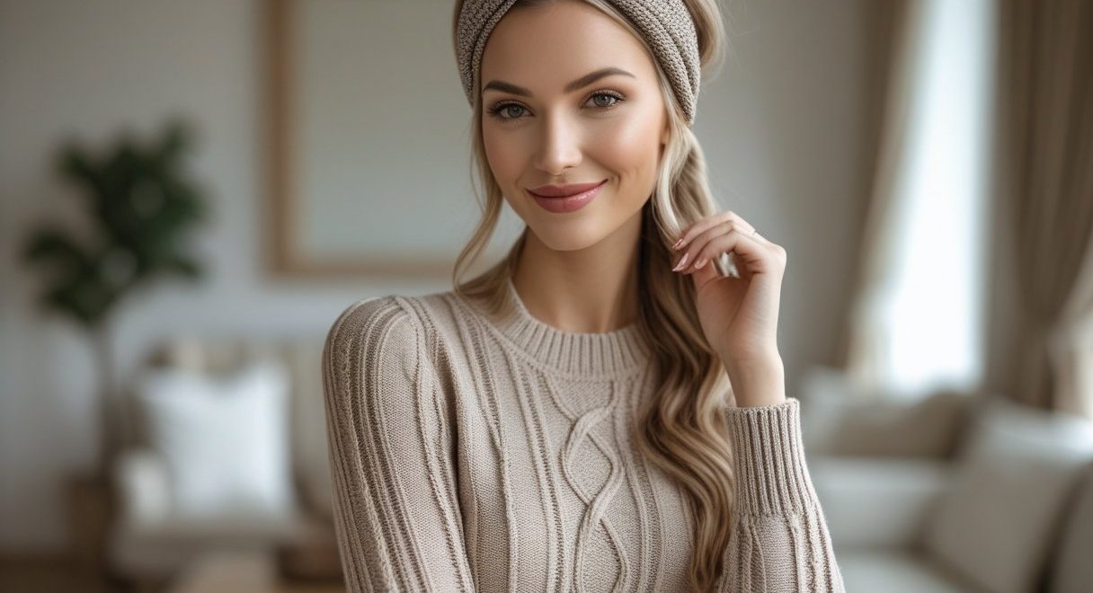 Sådan styler du pandebånd med strikkjoler til enhver lejlighed